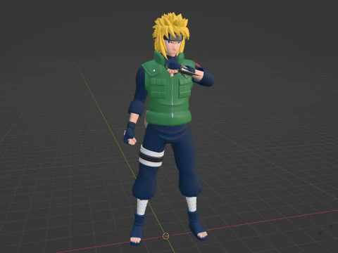 Minato Namikaze - Naruto Shippuden 3D Model