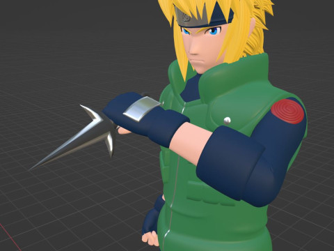 Minato Namikaze - Naruto Shippuden Modelo 3D