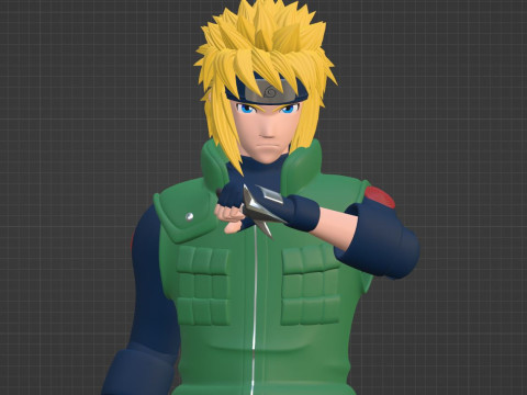 Minato Namikaze - Naruto Shippuden Modelo 3D
