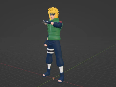 Minato Namikaze - Naruto Shippuden 3D Model