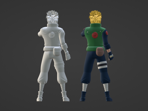 Minato Namikaze - Naruto Shippuden Modelo 3D