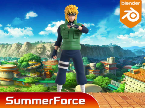 Minato Namikaze - Naruto Shippuden 3D Model