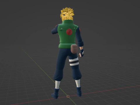 Minato Namikaze - Naruto Shippuden 3D Model