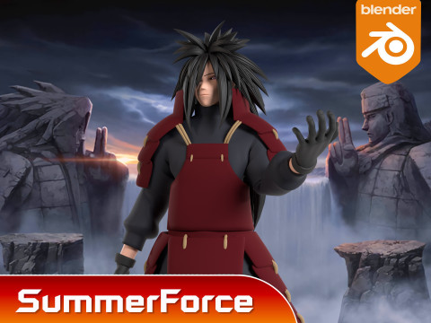 Madara Uchiha - Naruto Shippuden Model 3D