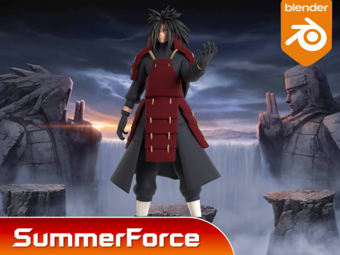 Madara Uchiha - Naruto Shippuden Model 3D