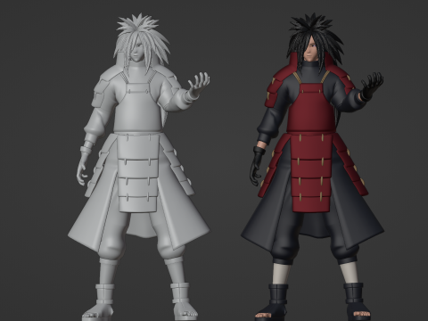 Madara Uchiha - Naruto Shippuden Model 3D