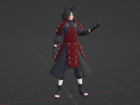 Madara Uchiha - Naruto Shippuden Model 3D