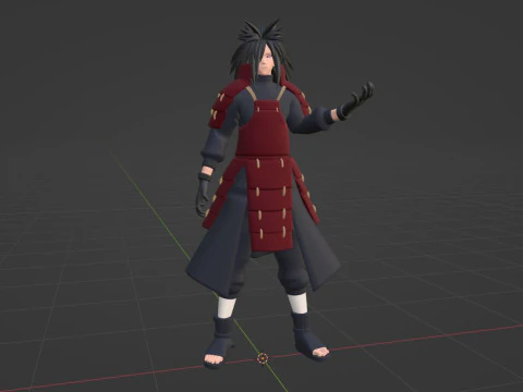 Madara Uchiha - Naruto Shippuden 3D Model