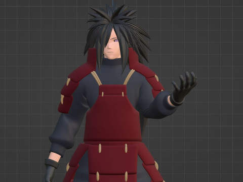 Madara Uchiha - Naruto Shippuden Model 3D