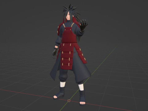 Madara Uchiha - Naruto Shippuden Model 3D