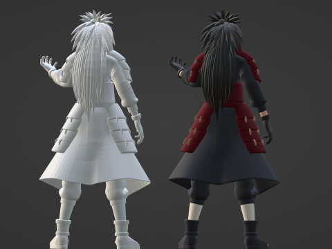 Madara Uchiha - Naruto Shippuden Model 3D