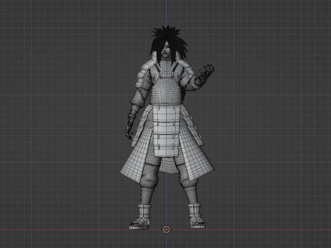 Madara Uchiha - Naruto Shippuden Model 3D