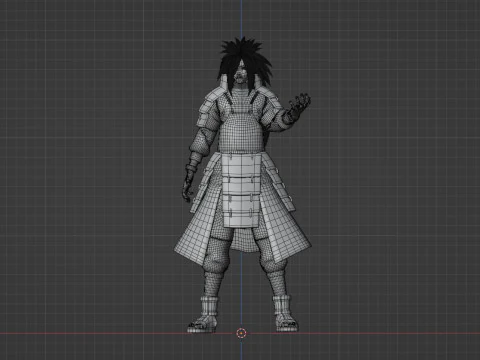 Madara Uchiha - Naruto Shippuden 3D Model