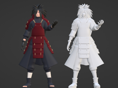Madara Uchiha - Naruto Shippuden Model 3D