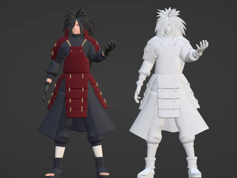 Madara Uchiha - Naruto Shippuden 3D Model
