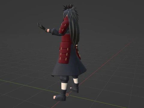 Madara Uchiha - Naruto Shippuden 3D Model