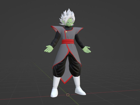 Fusion Zamasu - Dragonball Super 3D Model