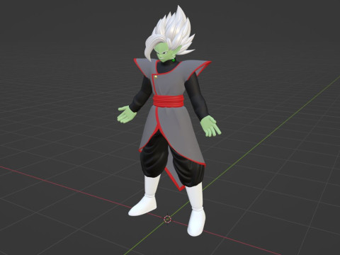 Fusion Zamasu - Dragonball Super 3D Model