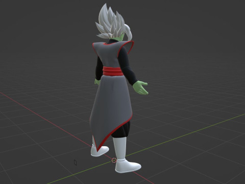 Fusion Zamasu - Dragonball Super 3D Model