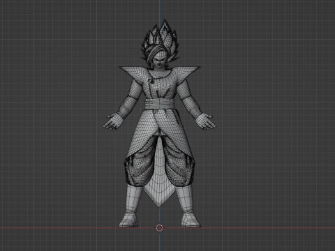 Fusion Zamasu - Dragonball Super 3D Model
