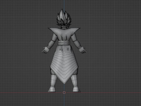 Fusion Zamasu - Dragonball Super 3D Model