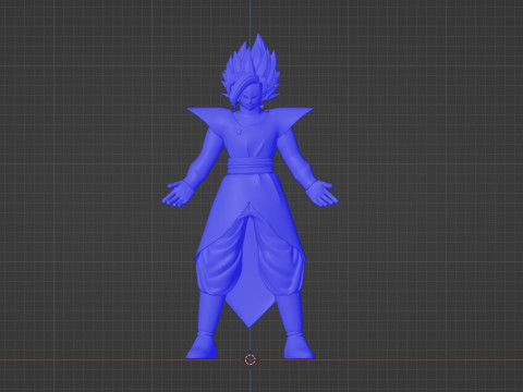 Fusion Zamasu - Dragonball Super 3D Model