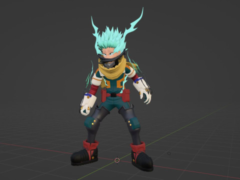 Izuku Midoriya - Deku - My Hero Academia 3D Model