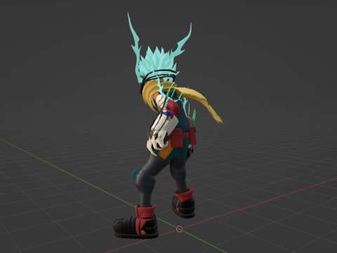 Izuku Midoriya - Deku - My Hero Academia 3D Model