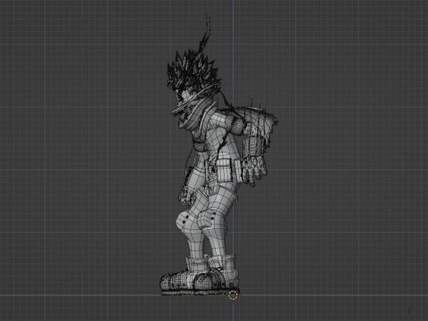 Izuku Midoriya - Deku - My Hero Academia 3D Model