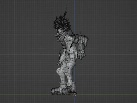 Izuku Midoriya - Deku - My Hero Academia 3D Model