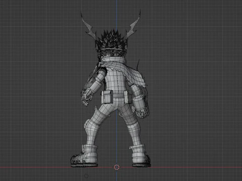 Izuku Midoriya - Deku - My Hero Academia 3D Model