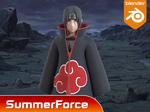 Itachi Uchiha - Naruto Shippuden 3D Model