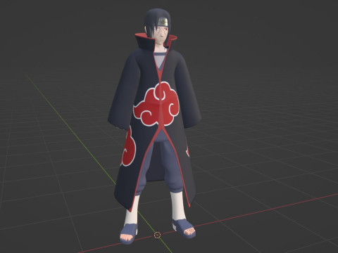 Itachi Uchiha - Naruto Shippuden Modelo 3D