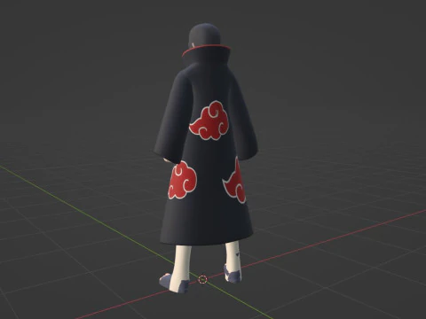Itachi Uchiha - Naruto Shippuden 3D Model
