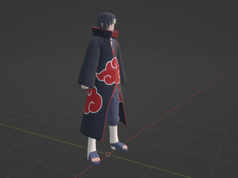 Itachi Uchiha - Naruto Shippuden 3D Model