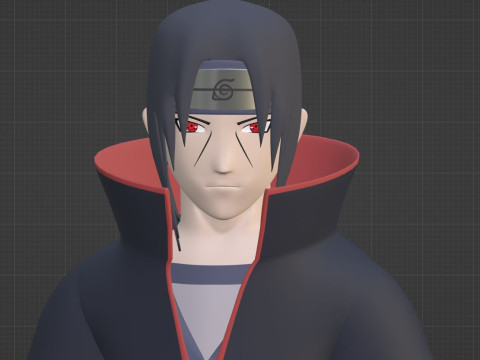Itachi Uchiha - Naruto Shippuden Modelo 3D