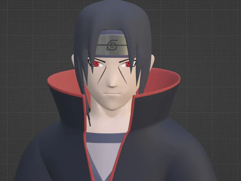 Itachi Uchiha - Naruto Shippuden 3D Model