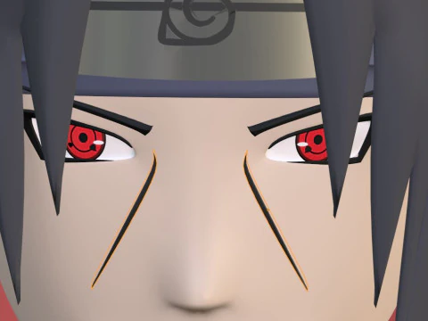 Itachi Uchiha - Naruto Shippuden 3D Model