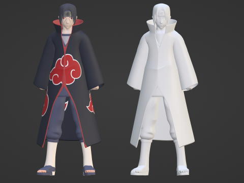 Itachi Uchiha - Naruto Shippuden Modelo 3D