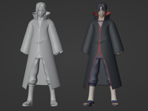 Itachi Uchiha - Naruto Shippuden Modelo 3D