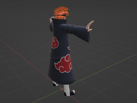 Pain Yahiko - Naruto Shippuden 3D Model
