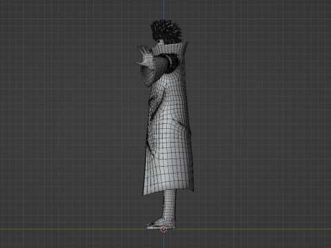 Pain Yahiko - Naruto Shippuden 3D Model