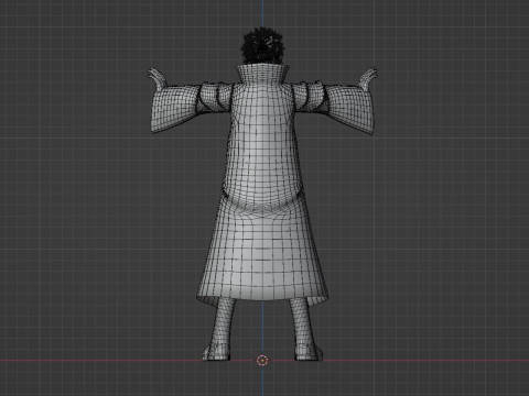 Pain Yahiko - Naruto Shippuden 3D Model