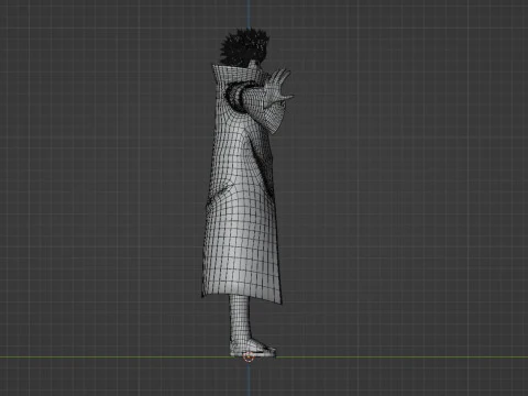 Pain Yahiko - Naruto Shippuden 3D Model