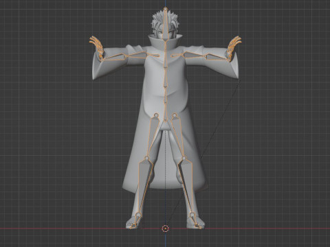 Pain Yahiko - Naruto Shippuden 3D Model