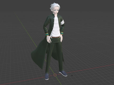 Hajime Umemiya - WIND BREAKER Model 3D