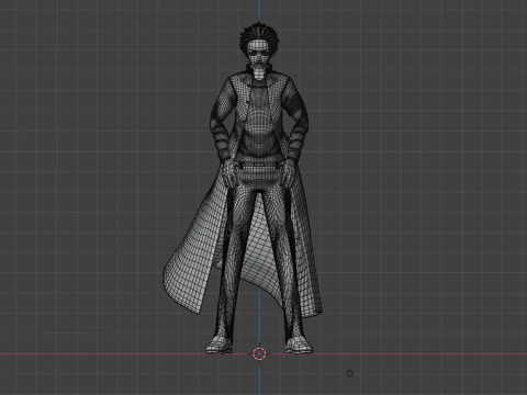 Hajime Umemiya - WIND BREAKER 3D Model