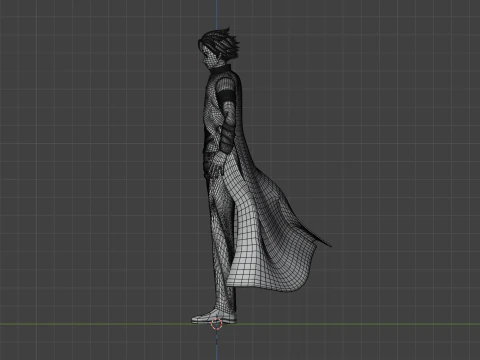 Hajime Umemiya - WIND BREAKER 3D Model