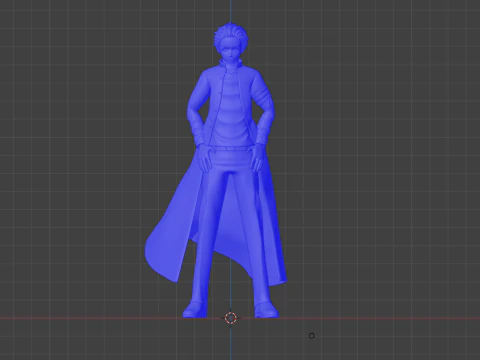 Hajime Umemiya - WIND BREAKER 3D Model