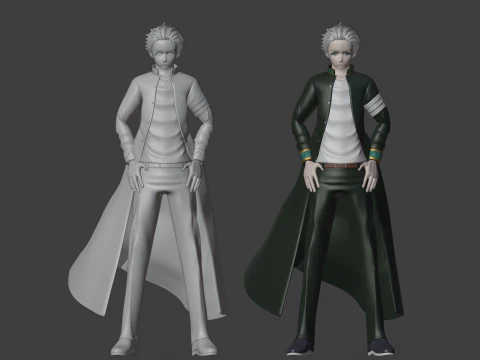 Hajime Umemiya - WIND BREAKER 3D Model